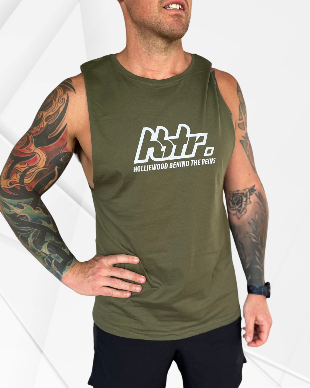 Mens Muscle Logo Tank Top