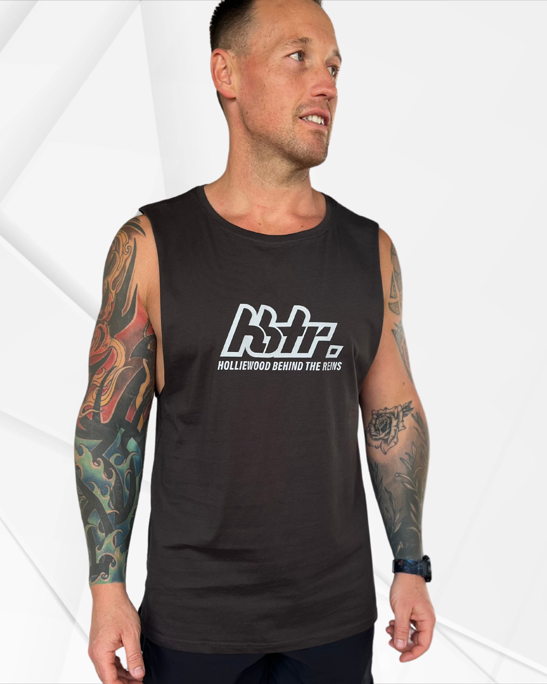 Mens Muscle Logo Tank Top
