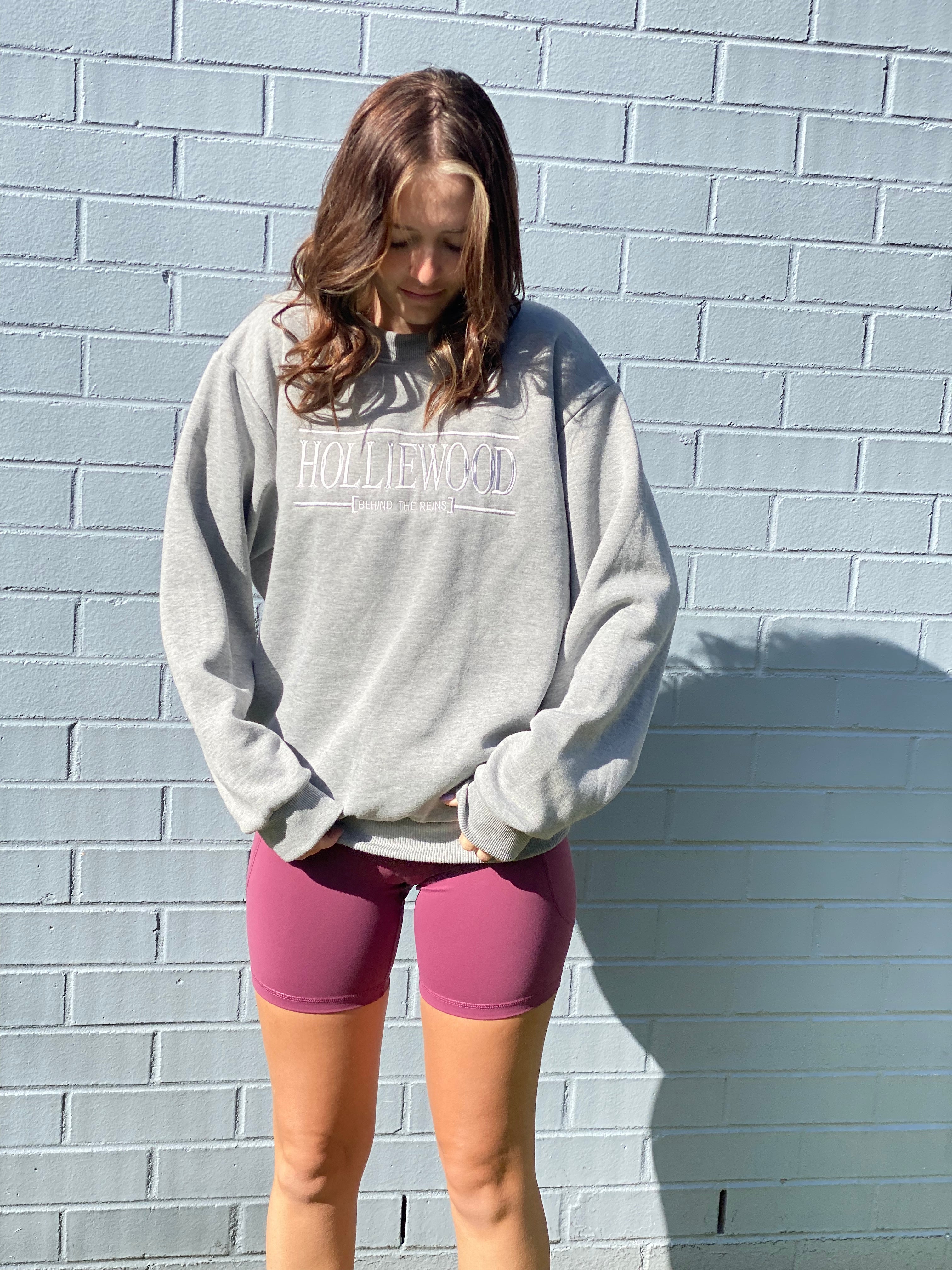 Unisex Embroidered Logo Crew Neck Top