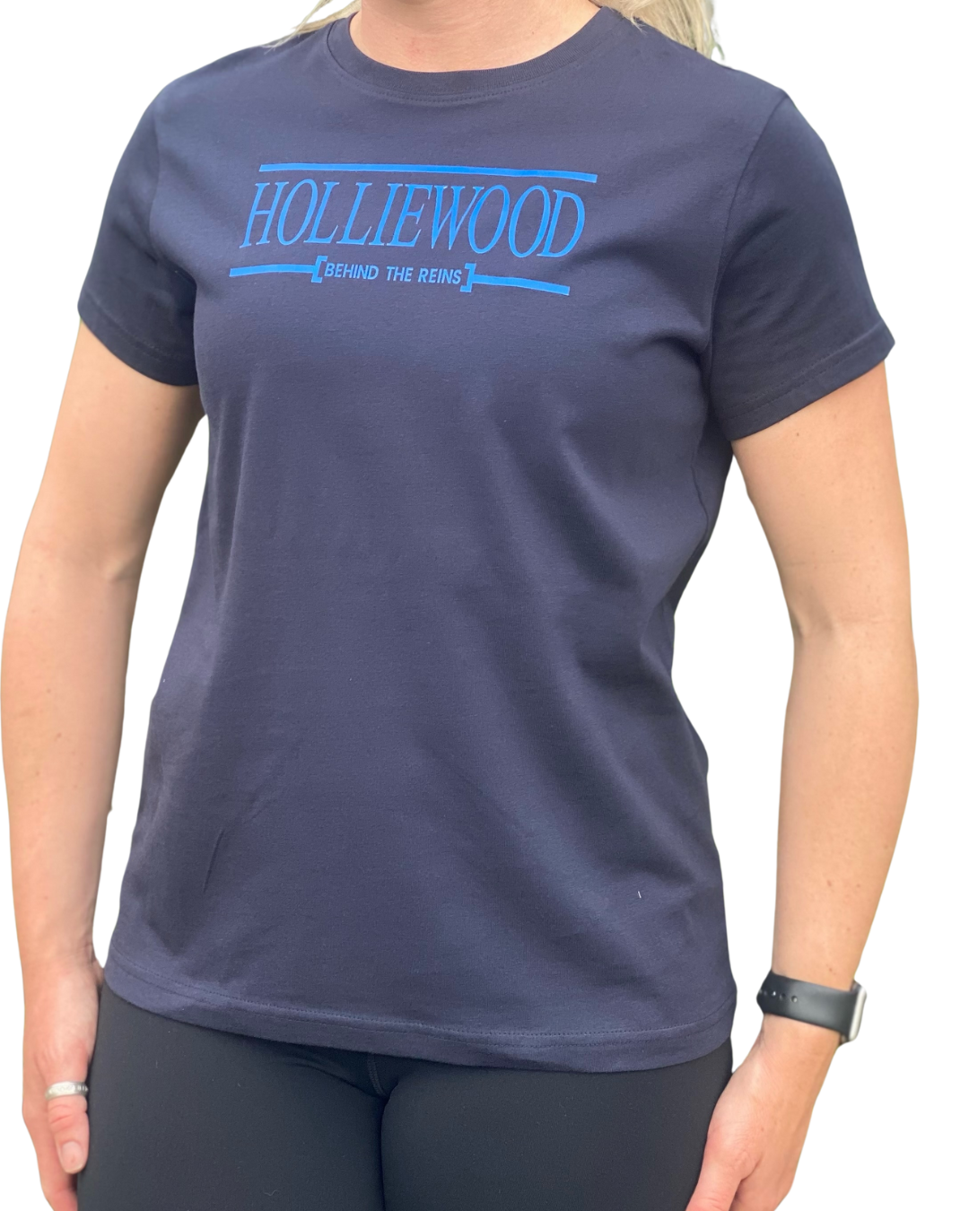 Holliewood Behind the Reins-Womens Holliewood Sports Tshirt