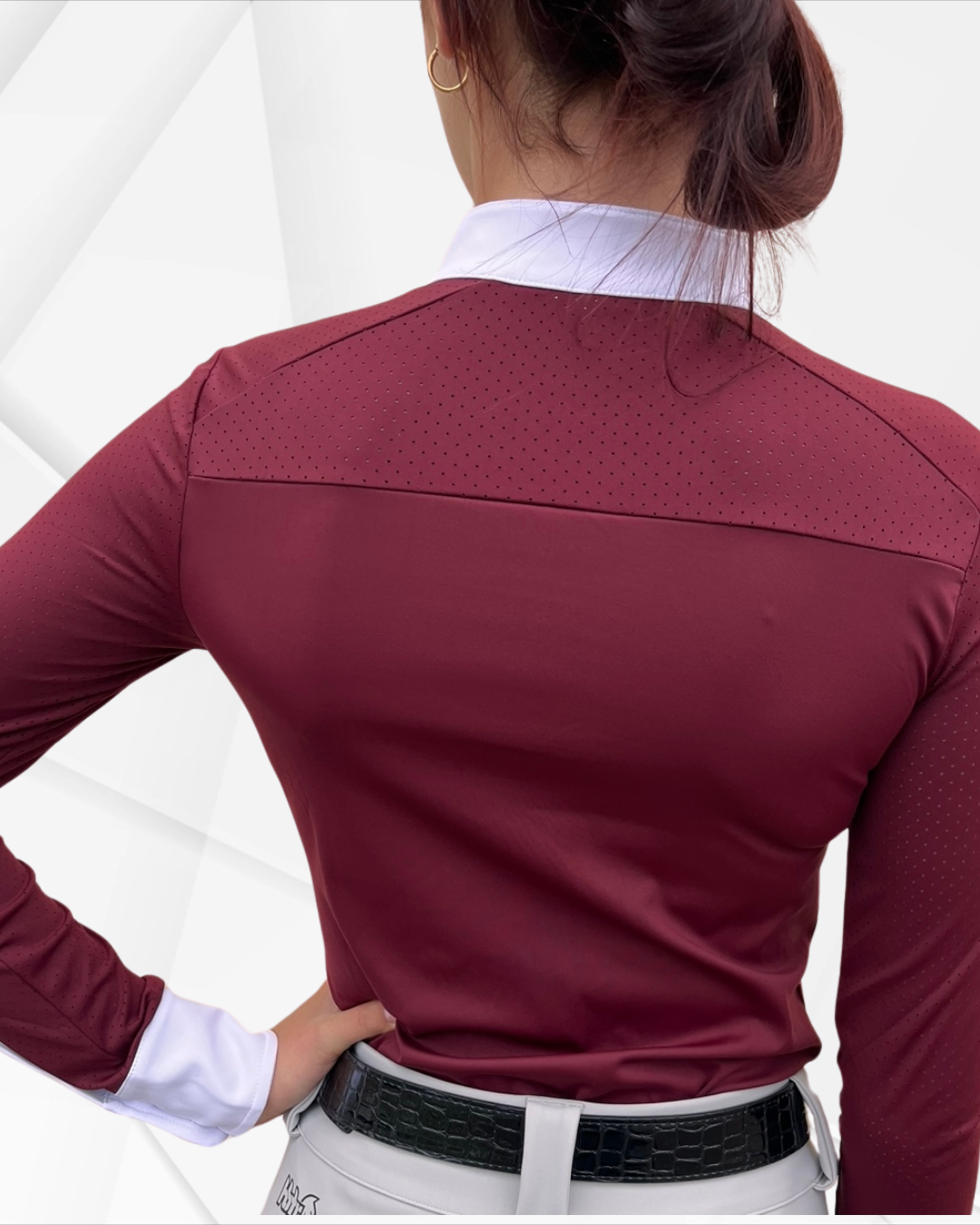Womens Equestrian Competition long sleeve Top