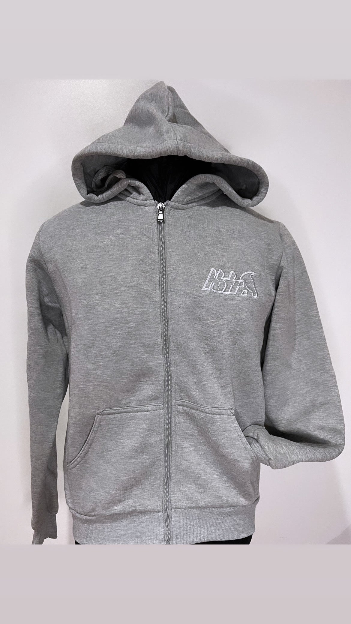 Unisex Hoodie with zip front