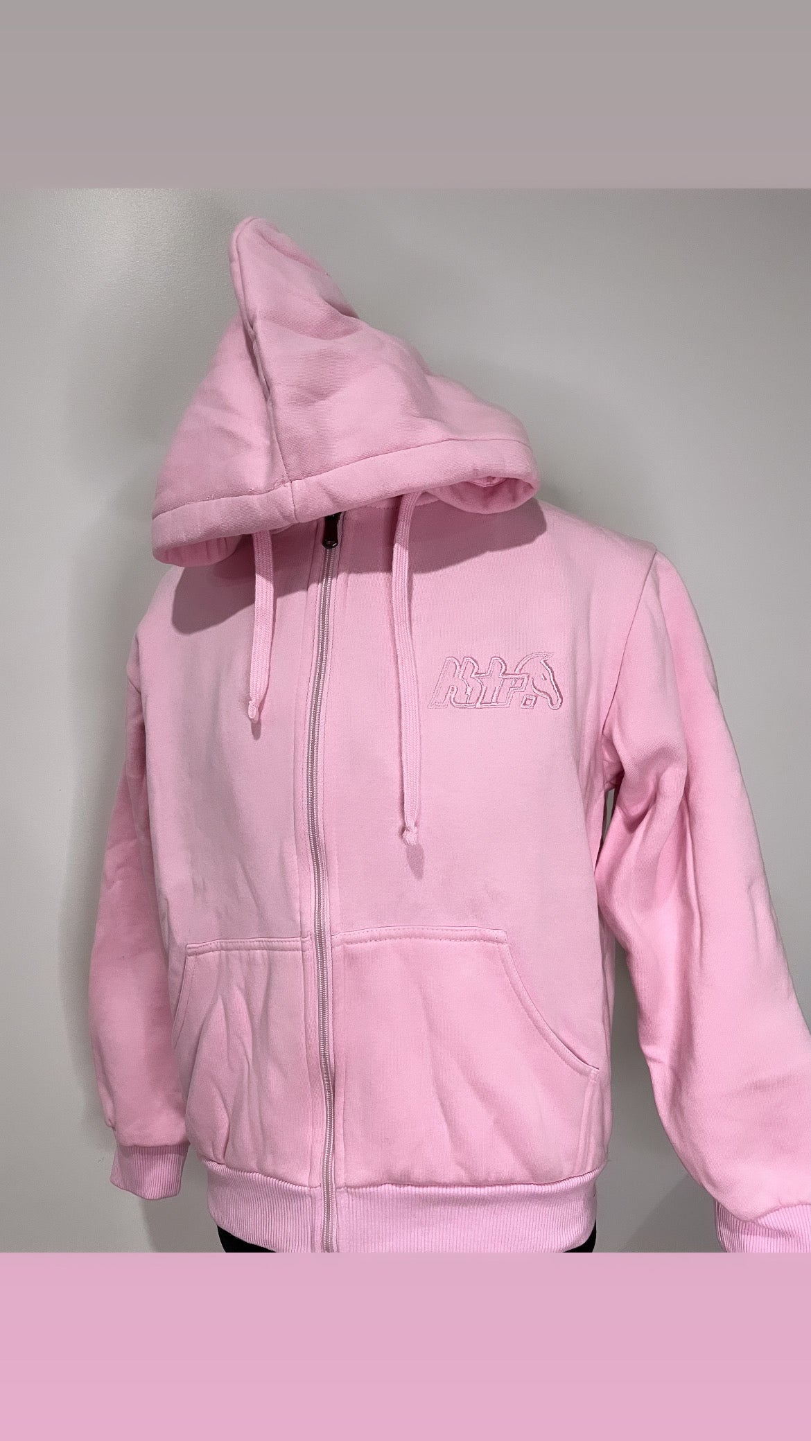 Unisex Hoodie with zip front