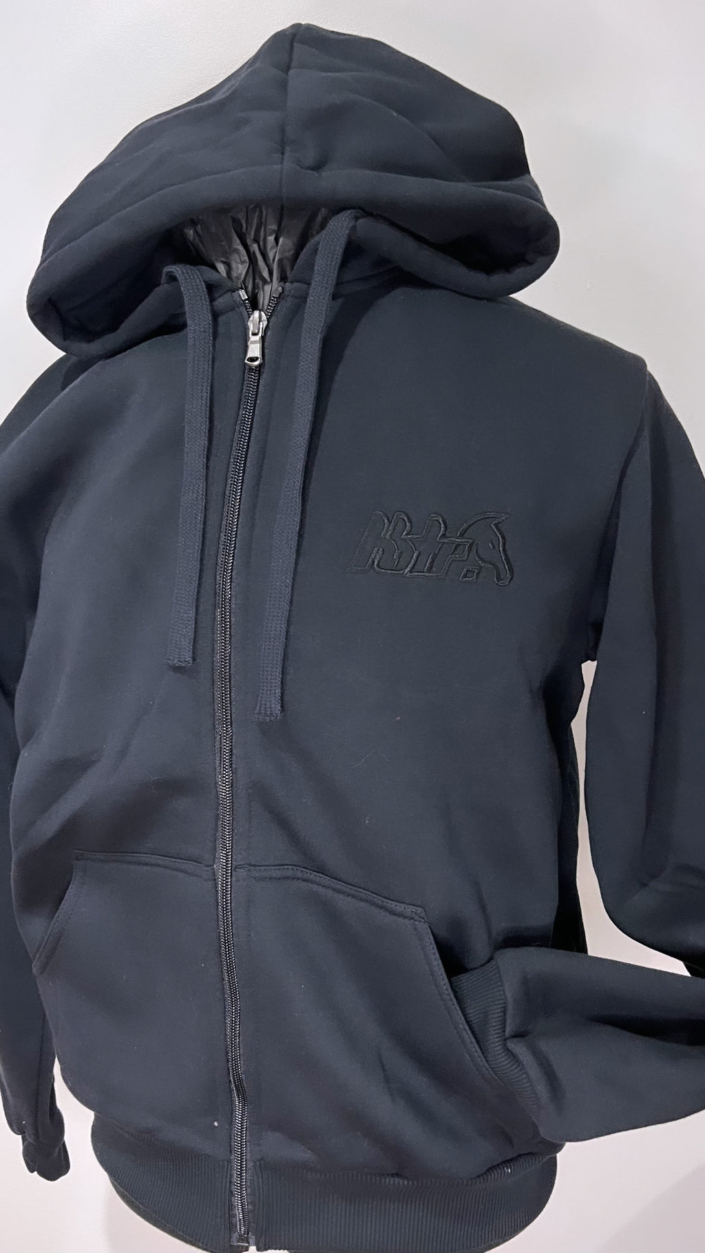 Unisex Hoodie with zip front