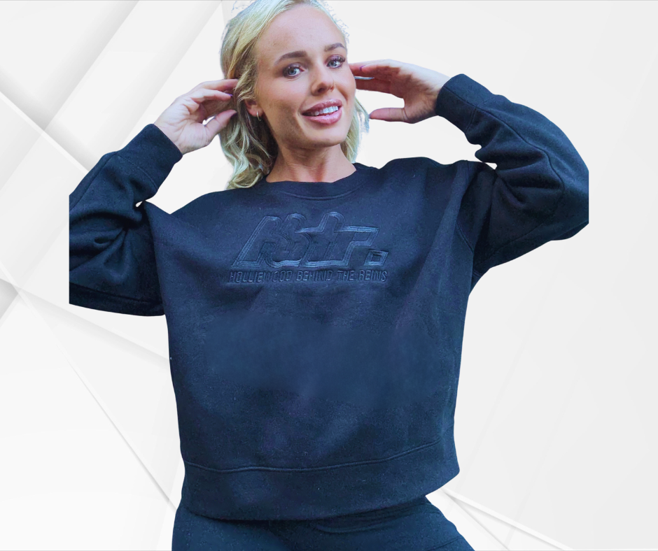 Limited Edition-Women's training Fleece Sweatshirt Solid Colour With Logo Embroidery
