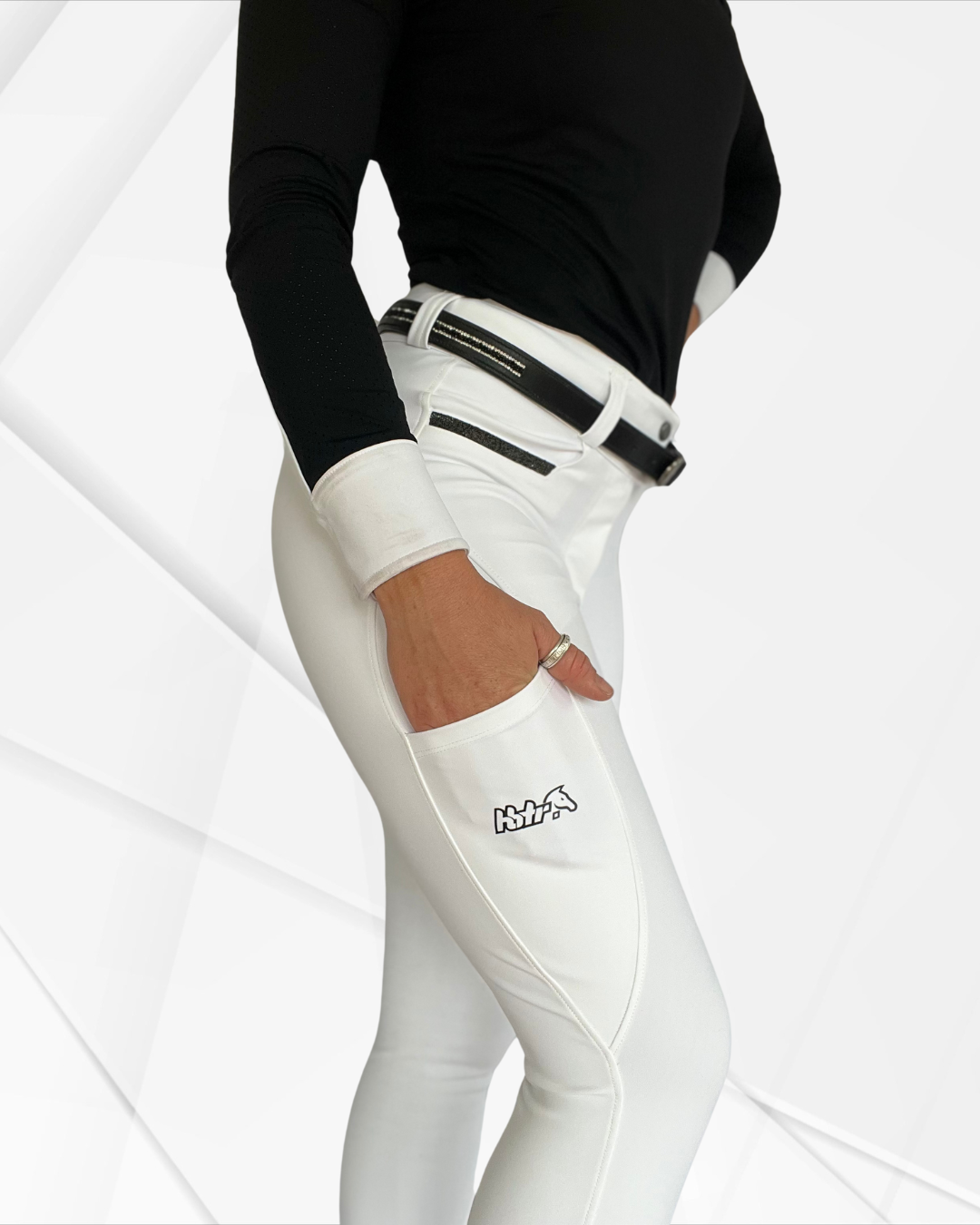 Holliewood Womens Performance Breeches with Pocket
