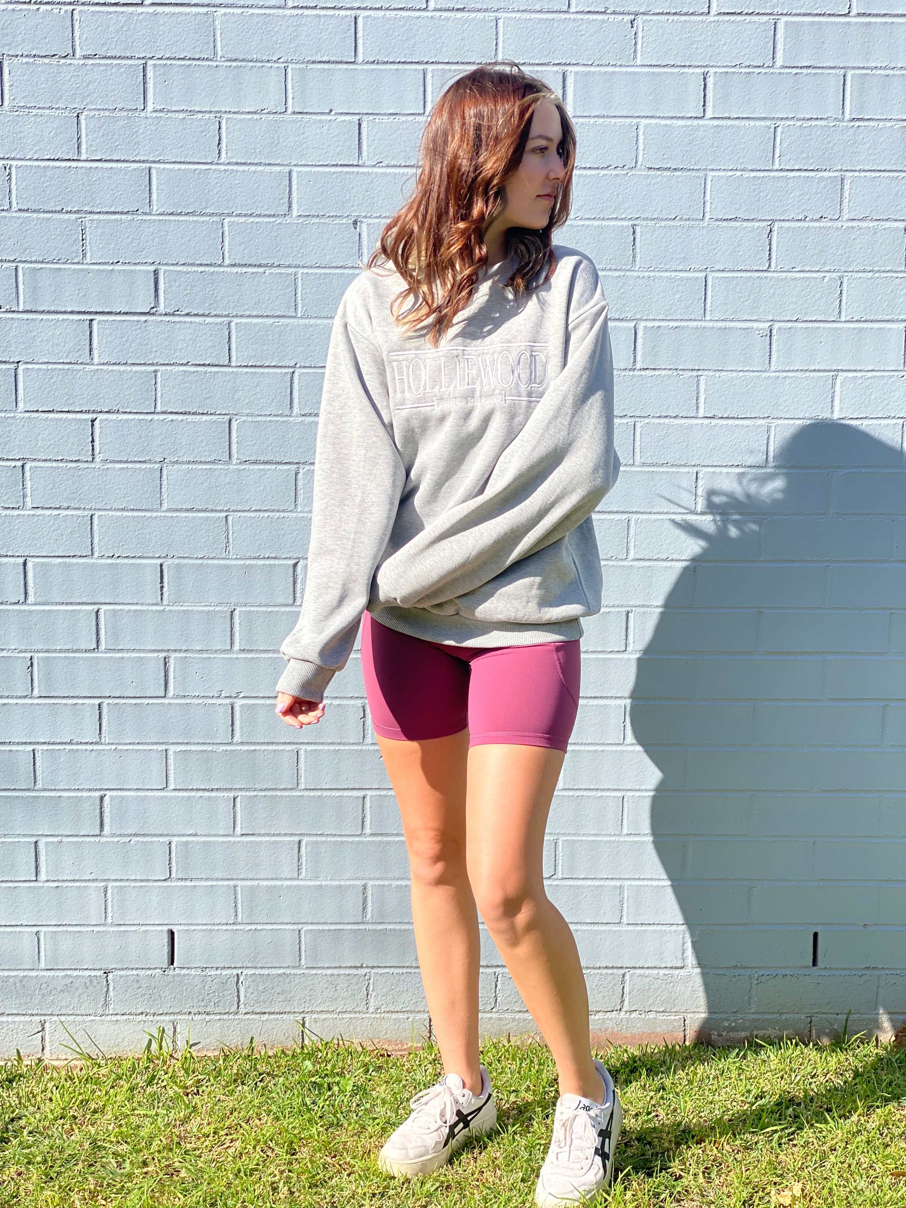 Unisex Embroidered Logo Crew Neck Top