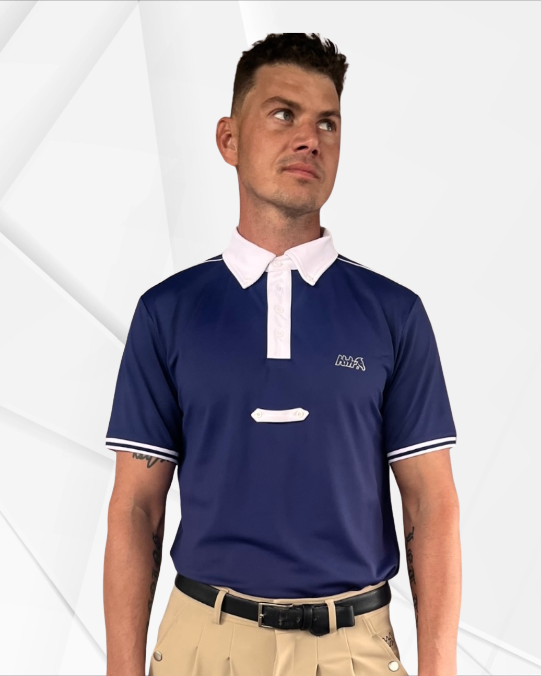 Mens Equestrian Competition Polo "Limited Edition" Navy