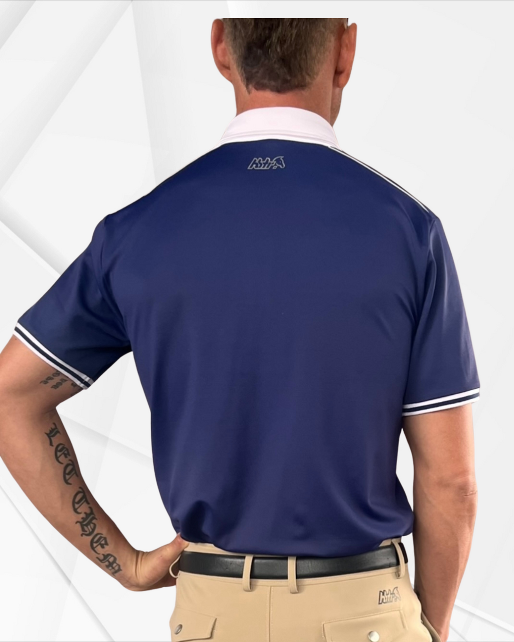 Mens Equestrian Competition Polo "Limited Edition" Navy