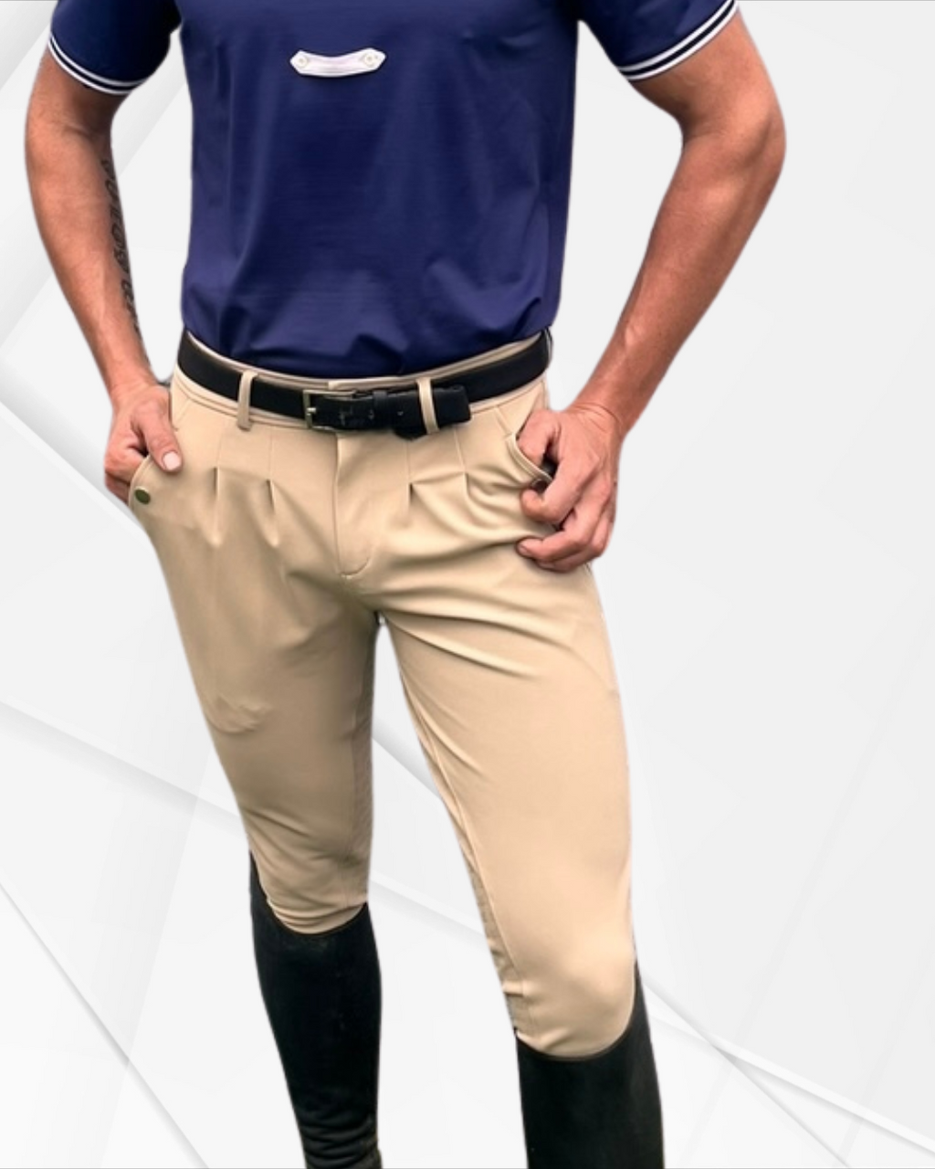 Mens Equestrian Breathable Breeches