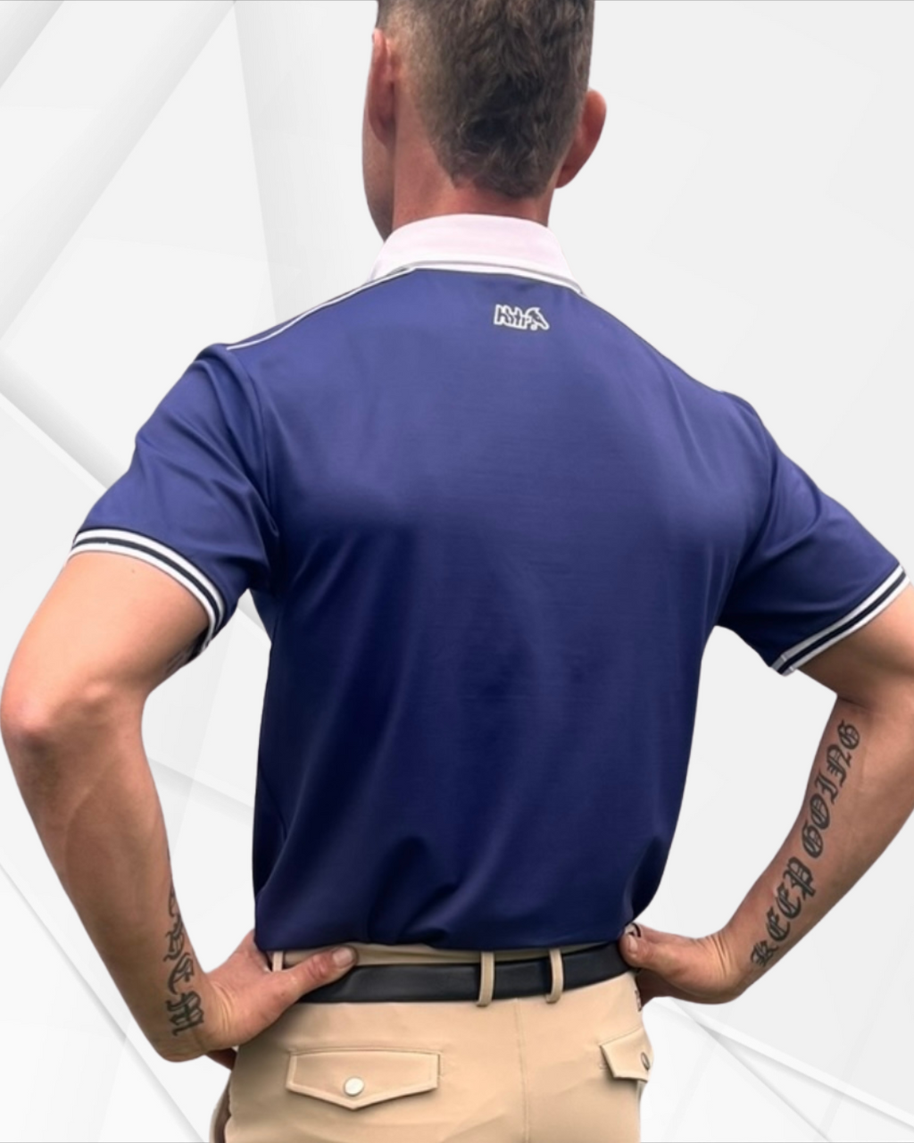 Mens Equestrian Competition Polo "Limited Edition" Navy