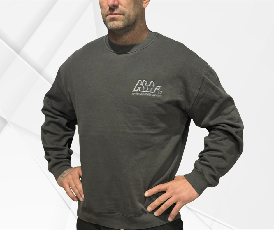 Limited Edition- Men's training Fleece Sweatshirt Solid Colour With Logo Embroidery