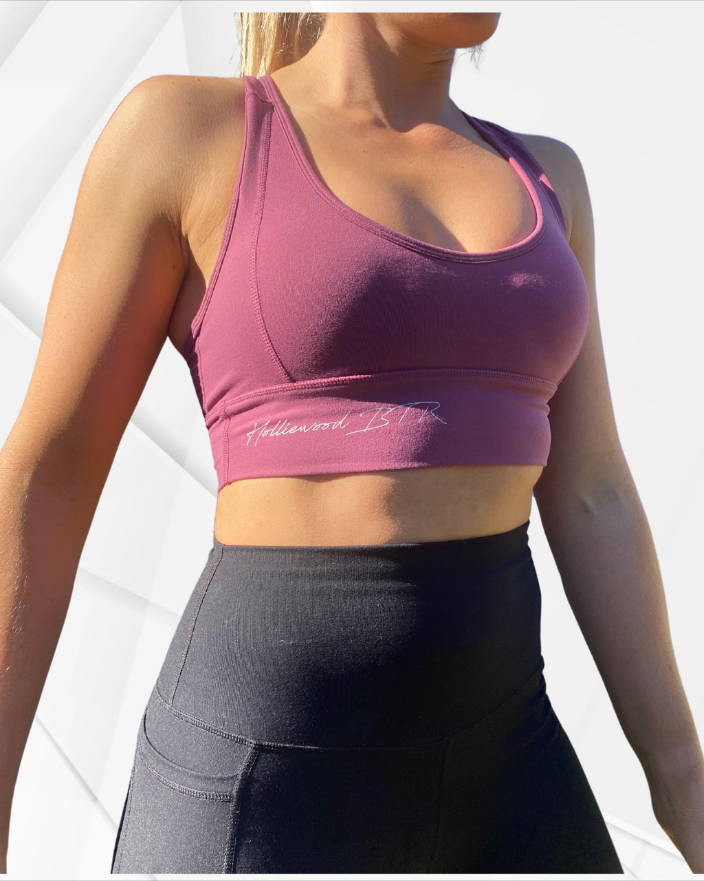Slimline Technical Ultra Soft Racer Crop Top