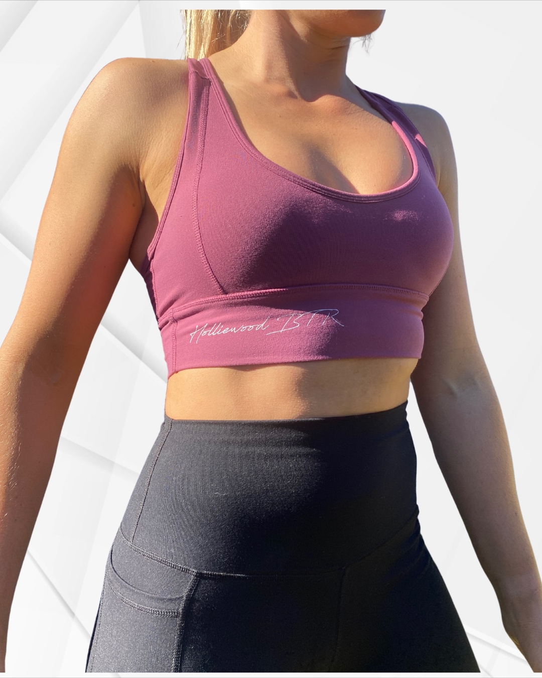 Slimline Technical Ultra Soft Racer Crop Top