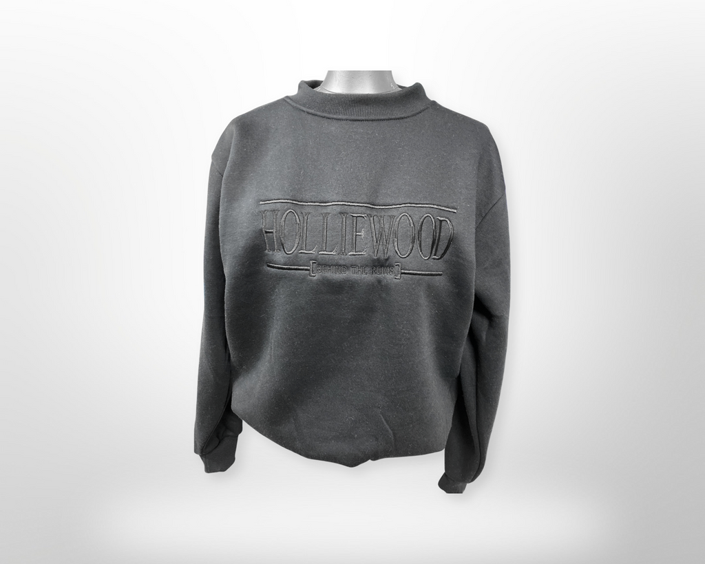 Unisex Embroidered Logo Crew Neck Top