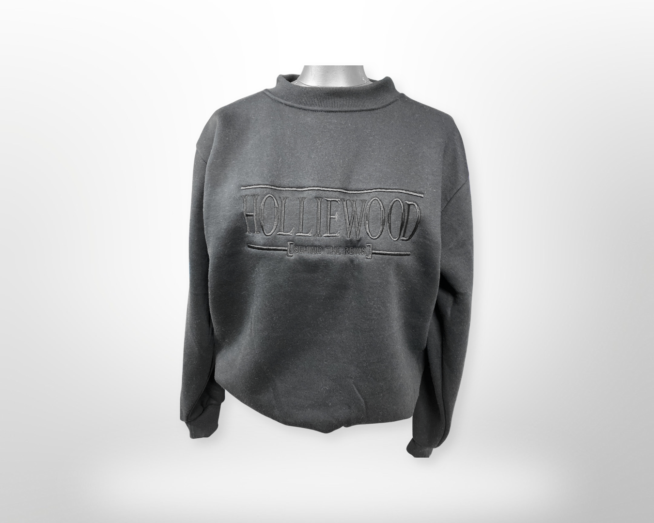 Unisex Embroidered Logo Crew Neck Top